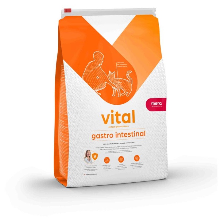 Hrana dietetica pentru pisici Mera Vital, Gastro Intestinal, 3 Kg