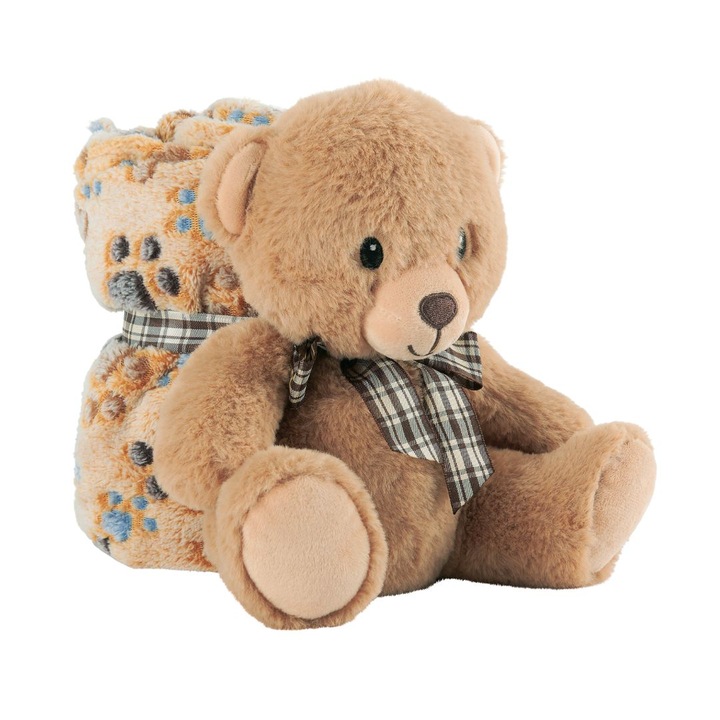 Takaró és mackó készlet 22cm