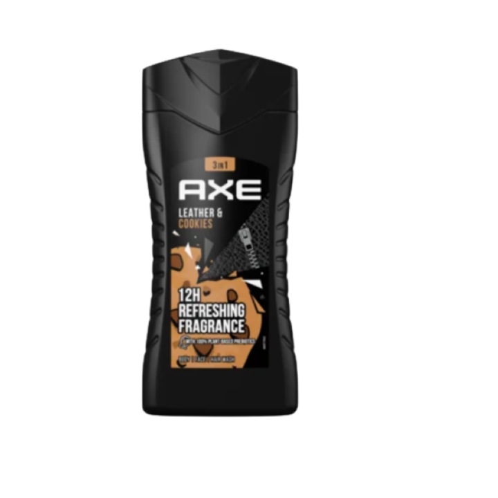 Axe Leather & Cookies Tusfürdő, 3in1, 250ml