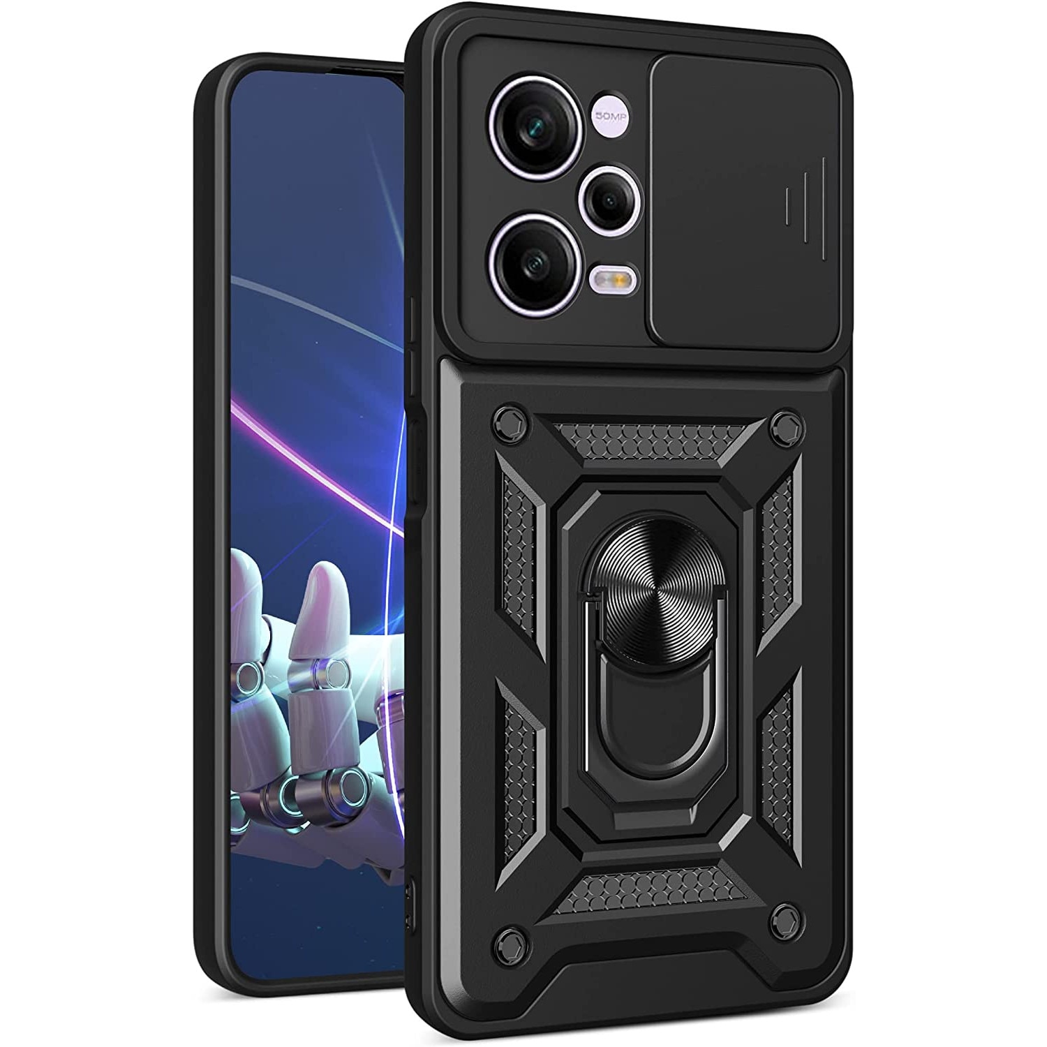 Husa pentru Oppo A98 5G camshield pro negru