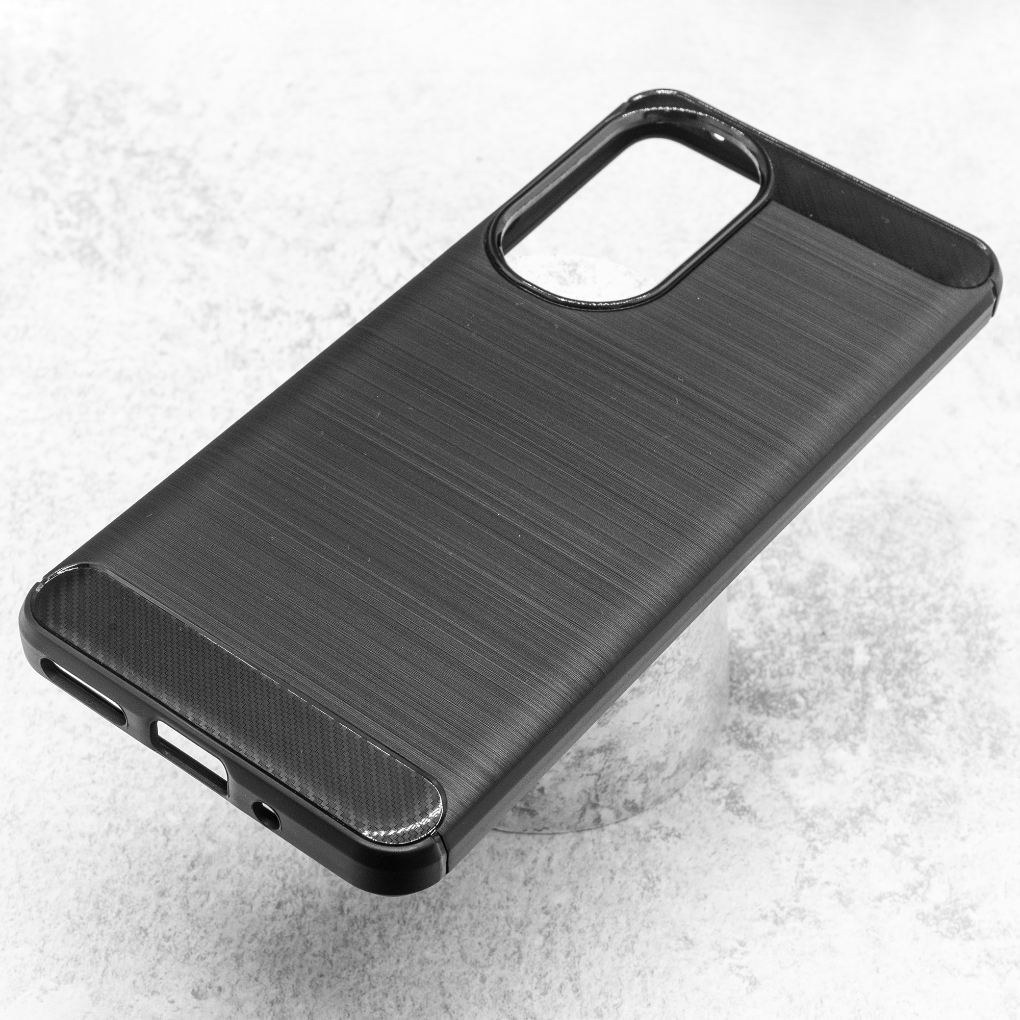 Husa SILKASE pentru Huawei Nova 11i, silicon carbon, culoare negru