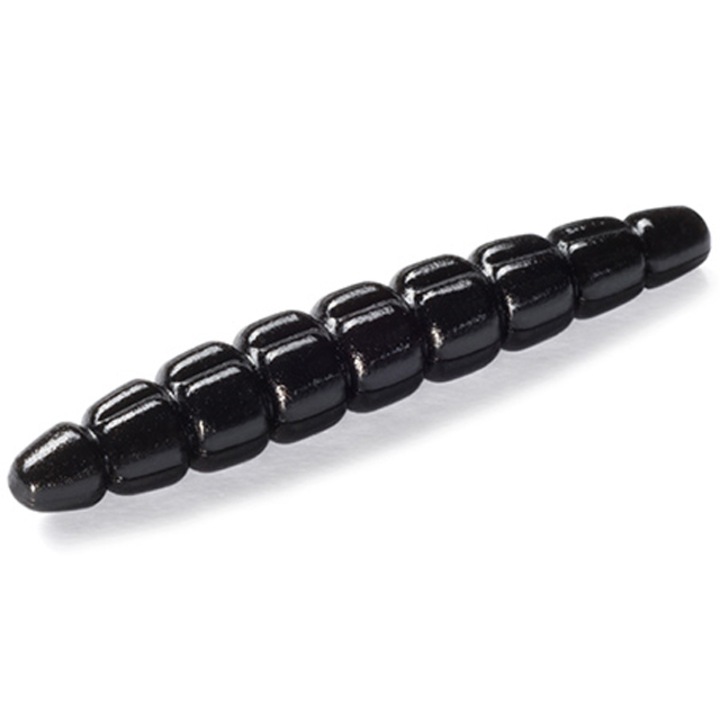 12 db lágy csali lárva típusú FishUp Trout Series Morio sajt 3,1 cm 101 fekete készlet