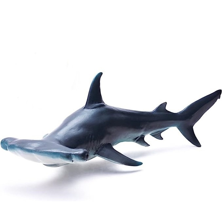 Maloa cápajáték, kézzel festett, kék