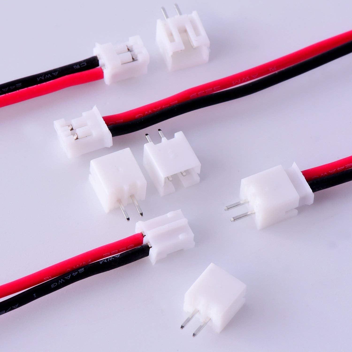 Conectori JST Micro, 2 pini de 2 pini de 1.25 mm cu filet 80