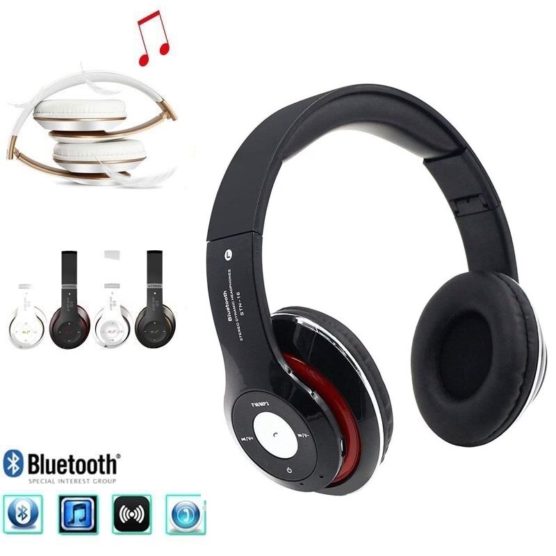 Casti audio SMARTIX® stereo STN16, bluetooth, microfon incorporat, 250 ...