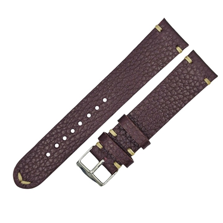 Curea ceas piele maro HandMade