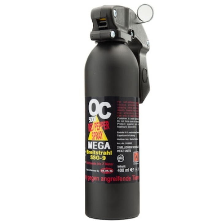 Spray paralizant cu piper pentru autoaparare impotriva ursilor, pulverizare jet, 400 ml, OC 5000