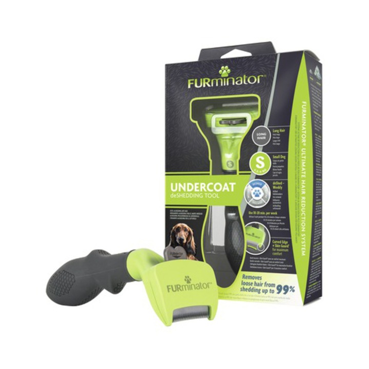 Perie S FURminator, pentru caini cu par lung