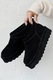 BEARPAW, Ghete slip-on flatfornm Retro, Negru