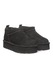 BEARPAW, Ghete slip-on flatfornm Retro, Negru