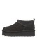BEARPAW, Ghete slip-on flatfornm Retro, Negru