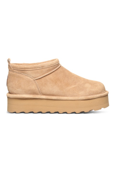 BEARPAW, Велурени боти Retro без закопчаване, Бежов