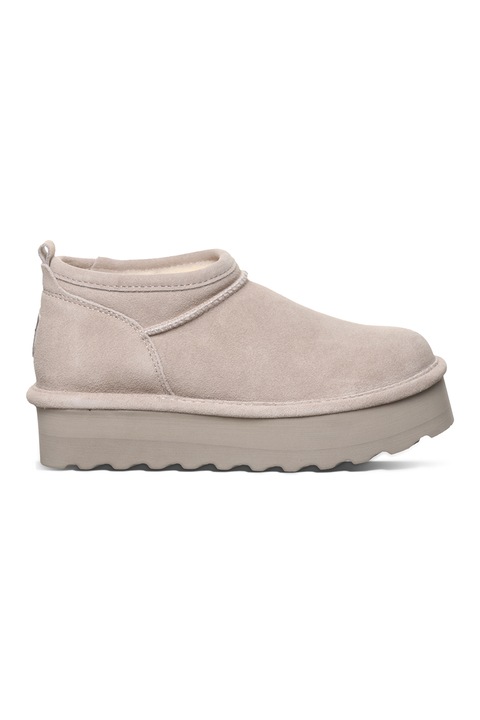 BEARPAW, Велурени боти Retro без закопчаване, Светло кафяво