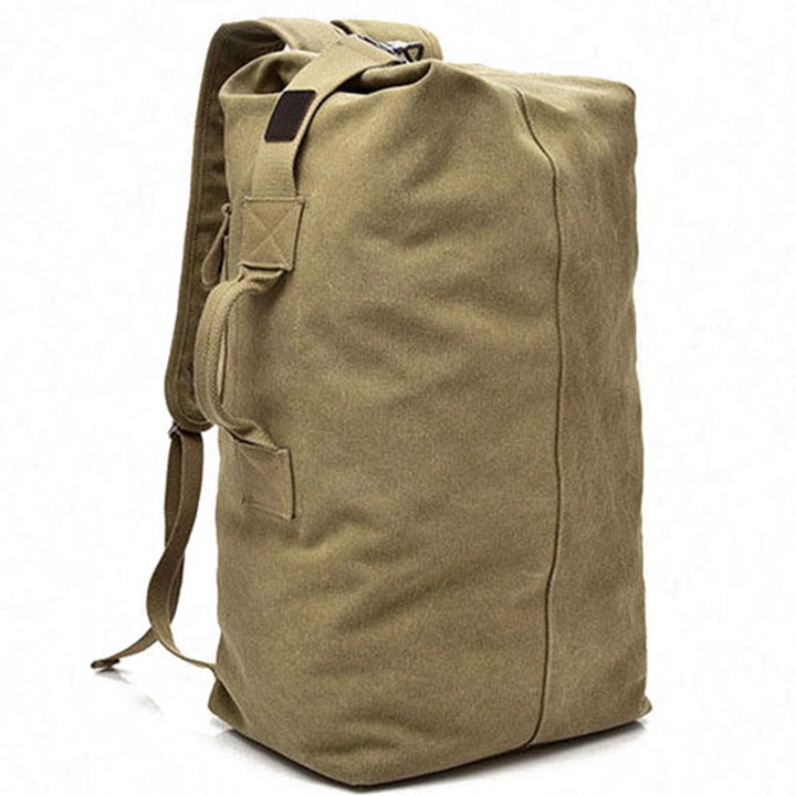 Katonai hátizsák, Zamo®, 1 db rekesz, 3 db belső zseb, vízálló anyag, űrtartalom 60 liter, méret 55 x 30 x 20 cm, khaki hadsereg