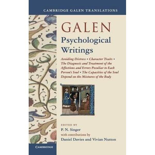 Galen: Psychological Writings
