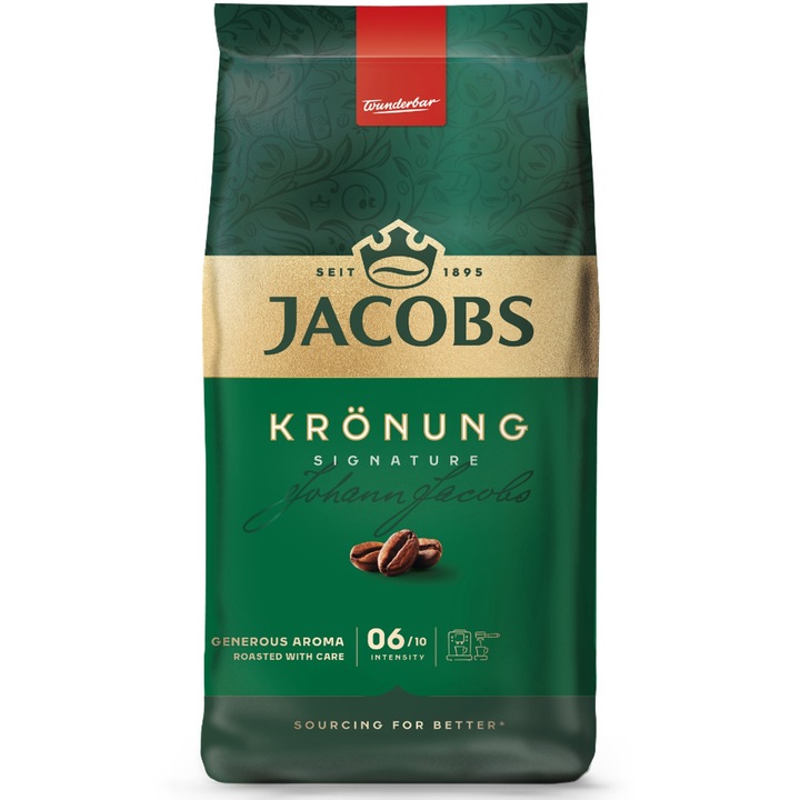 Cafea boabe, Jacobs Kronung Alintaroma, 500 g