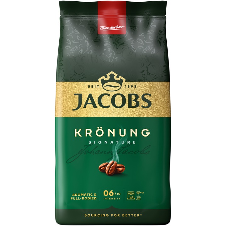 Кафе на зърна Jacobs Kronung, 500 гр