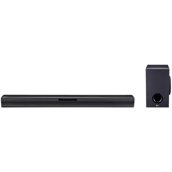 Soundbar LG SJ2, 160W, 2.1, Bluetooth,Wireless Subwoofer, Negru Soundbar LG SJ2, 160W, 2.1, Bluetooth,Wireless Subwoofer, Negru