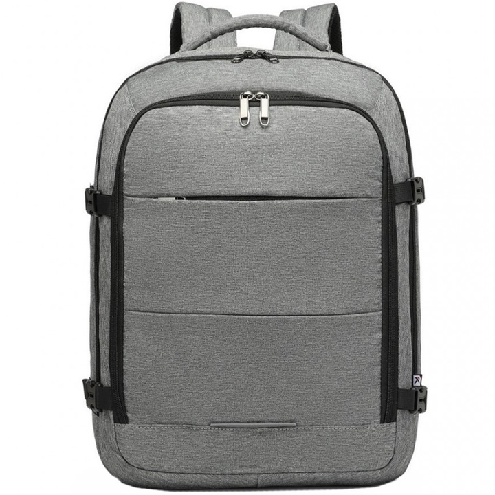 Rucsac business pentru barbati, pentru calatorii, impermeabil, Kono EM2232GY Gri