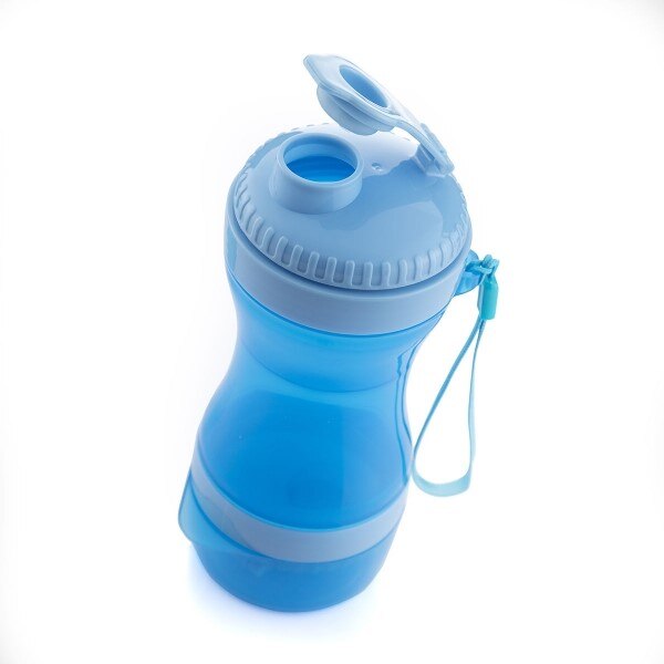 Recipient Castron Recipient stocare portabil 2 in 1 pentru caini, pentru apa si mancare ...