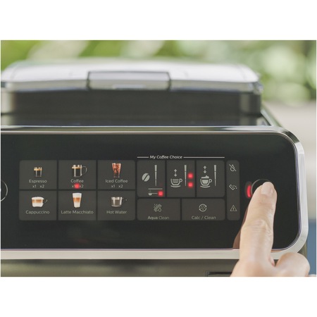 Espressor automat Philips seria 3300 EP3341/50, LatteGO, 6 tipuri de bauturi, ecran tactil intuitiv, Tehnologie noua SilentBrew pentru preparare silentioasa, Aplicatie Coffee+, rasnita ceramica, negru