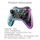 Controler Wireless, Darklove, lumina RGB, Design ergonomic, Compact si portabil, Pentru iOS/iPhone/Android/Tablet/PC/Switch/PS5/PS4/PS3, ABS, 15.6*10.2*6.5, Transparent