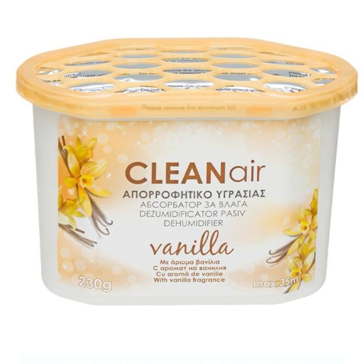 Dezumidificator Pasiv Cutie Aroma de Vanile 230g