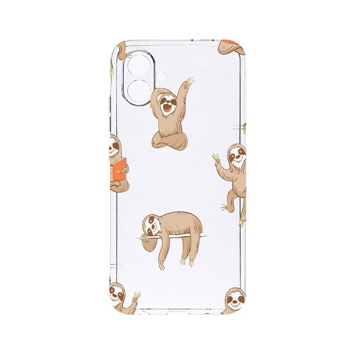 BestCase 2MM Clear Szilikon telefontok, Samsung Galaxy F04 / Galaxy M04 / Galaxy A04e, Keep Calm - Be Lazy, Kamera védelem, strapabíró, T 598