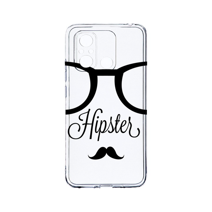 Husa BestCase® Clear Silicon 2MM, Compatibila Cu Xiaomi Redmi 12C, Hipster, Antisoc, Protectie Camera, Margini ridicate pentru protectia ecranului, T 12