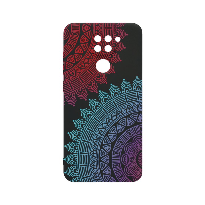 Husa BestCase® SLIM SIlicon 0.8MM, Compatibila Cu Xiaomi Redmi Note 9, Non Figurative, Protectie Camera, Rezistenta la uzura, c-B 176