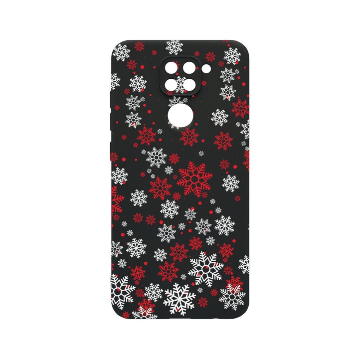 Husa BestCase® SLIM SIlicon 0.8MM, Compatibila Cu Xiaomi Redmi Note 9, Snow, Protectie Camera, Rezistenta la uzura, c-B 154