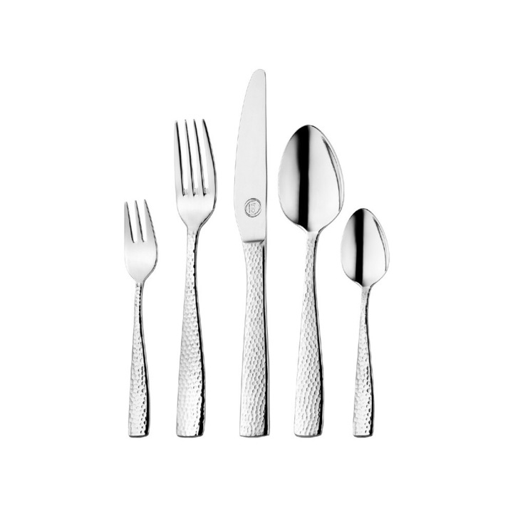 Set 72 tacamuri, Cryspo Trio, Inox, Argintiu