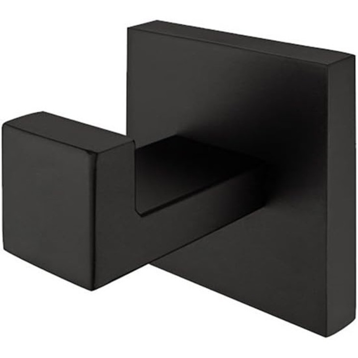 Törülközőtartó, Jormftte, Rozsdamentes acél, Fekete