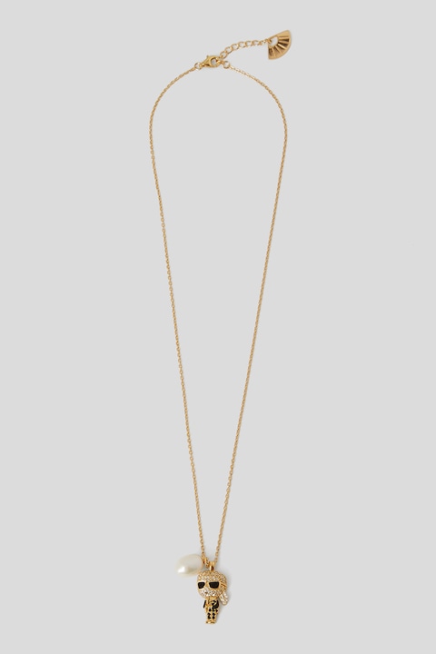 Karl Lagerfeld, Ikonik nyaklánc két medállal, Aranyszín