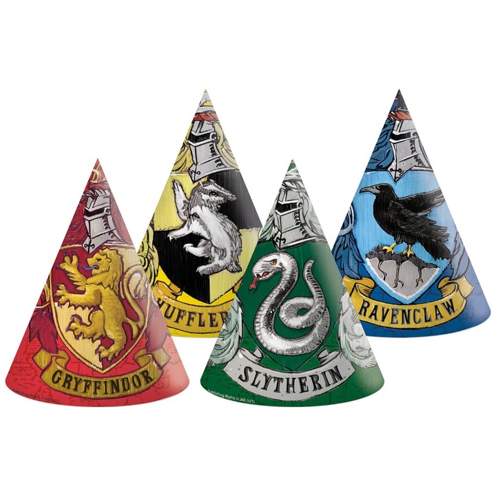 Set 6 Coifuri Harry Potter, 16 cm