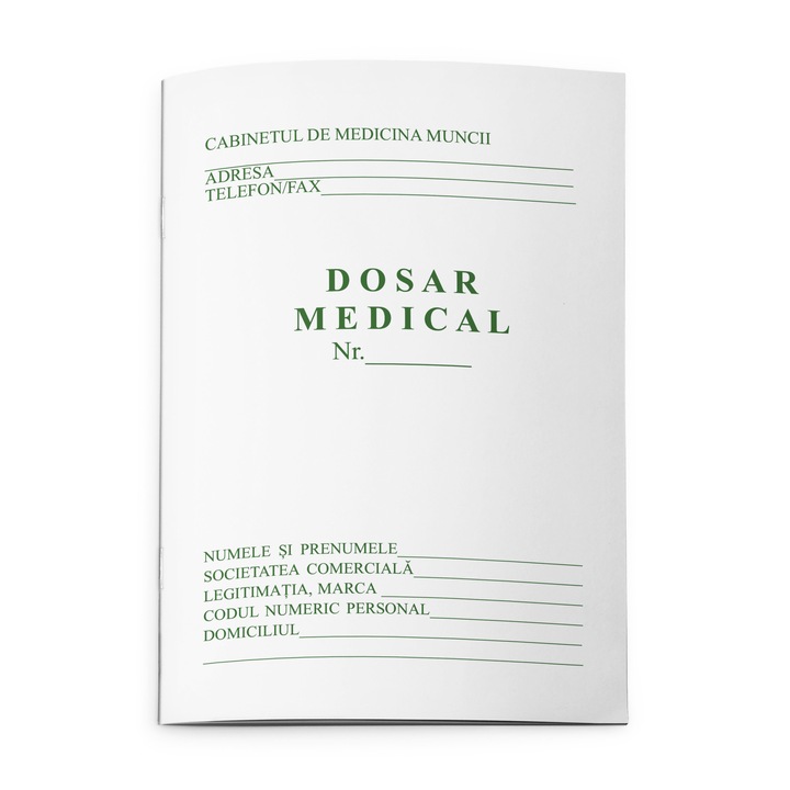 Dosar medical A5 16 pagini coperta carton