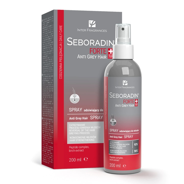 Spray anti incaruntire, Seboradin Forte, 200 ml