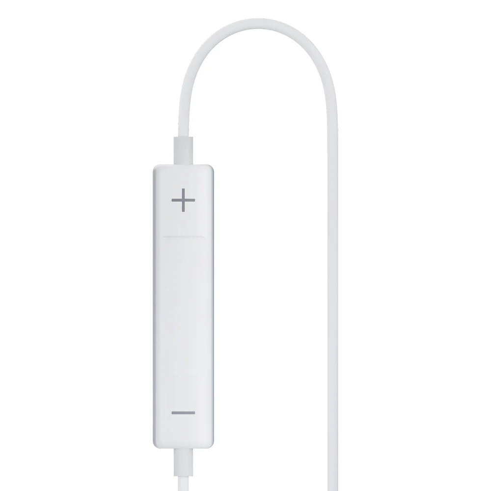 Casti audio cu microfon 3MK Wired, In-ear, Control pe fir, USB-C, Lungime cablu 1.2m, Alb