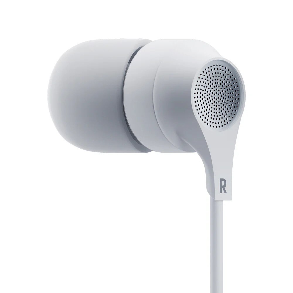 Casti audio cu microfon 3MK Wired, In-ear, Control pe fir, USB-C, Lungime cablu 1.2m, Alb