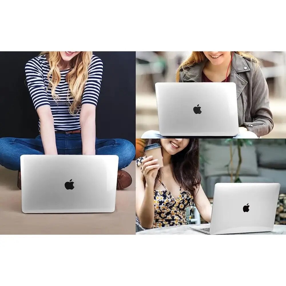 Carcasa laptop Tech-Protect Smartshell compatibila cu MacBook Air 15 inch 2023/2024 Crystal Clear
