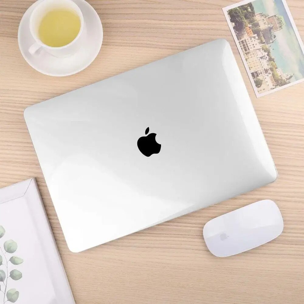 Carcasa laptop Tech-Protect Smartshell compatibila cu MacBook Air 15 inch 2023/2024 Crystal Clear