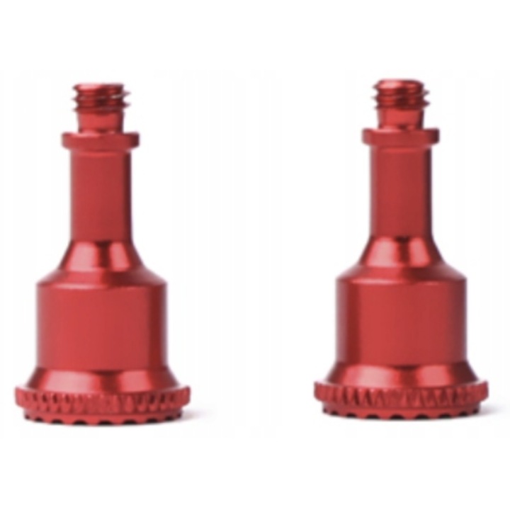 Set 2 joystick-uri pentru telecomanda frona, DJI, Pentru Mavic Air 2/2S/Mini 2/3, Aluminiu, Rosu