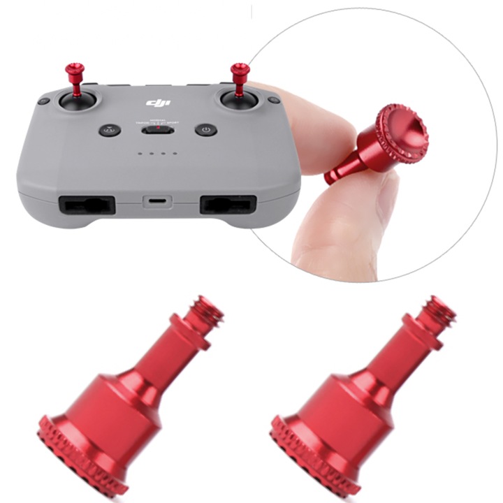 Резервни джойстици за дистанционно управление DJI Mavic Air 2 / 2S / Mini 2 / 3 - RC-N1 - ЧЕРВЕН