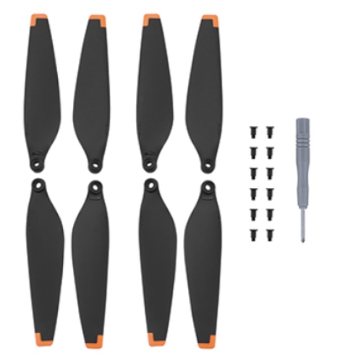 Elice pentru DJI MINI 3, Fibra de carbon, 8 buc, Negru