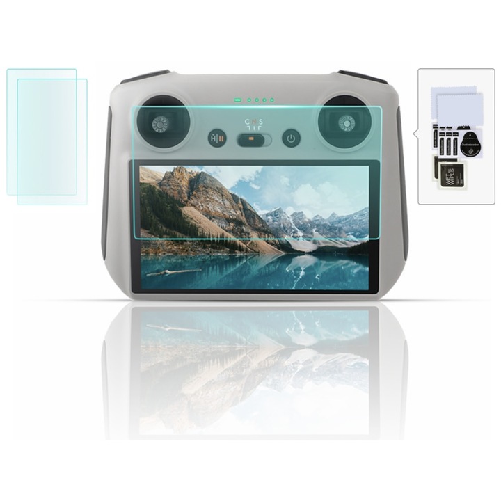 Стъклен капак за защита, За DJI RC Mini 3 Pro, 2 броя