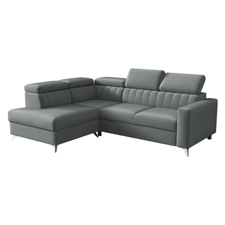 Coltar Levioseno 2RRLXP, MIRJAN24, Stanga LXP+R+2R, Graphit, 249x195x100 cm