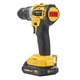 Burghiu cu impact, PowerPlus, 20V, 60NM, Negru/Galben