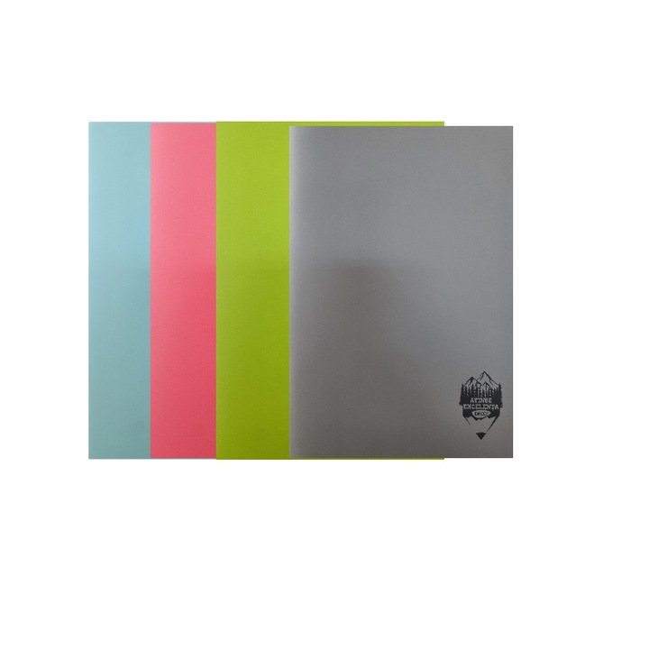 4db matekfüzet készlet A4-es 60 oldalas, Daco, műanyag borítóval