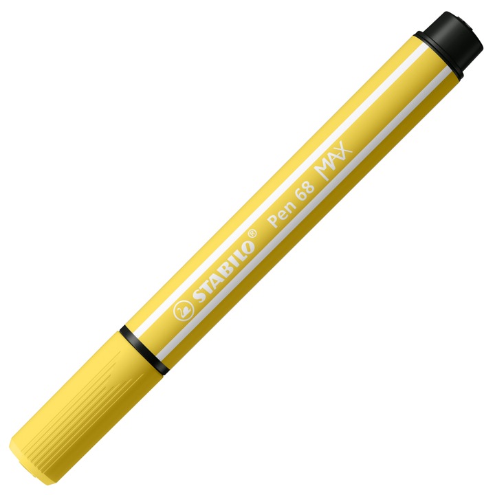 Stabilo Pen 68 Max остър връх, жълт