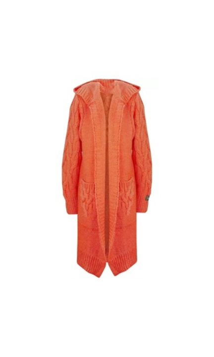 Pulover Agrafka, Lana, One Size, Portocaliu